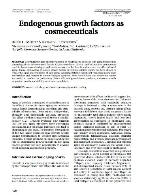 Research-Endogenous Growth Factors